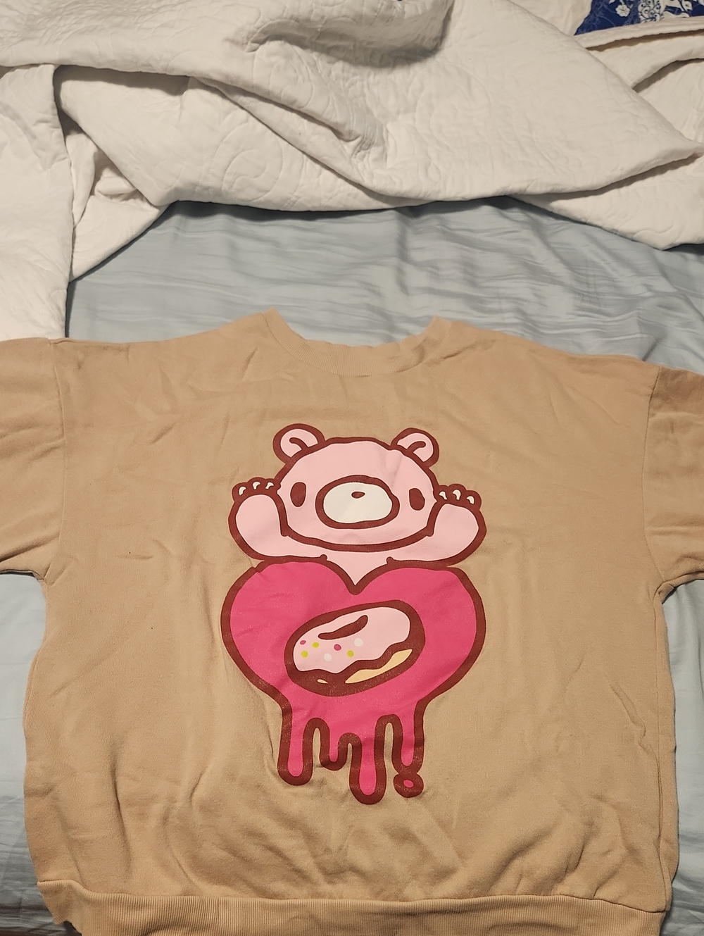 Tan Gloomy Bear Pullover Sweatshirt Merch Size Small